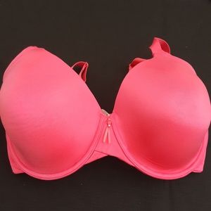 Barely Breezees hot pink bra 36DD NWOT